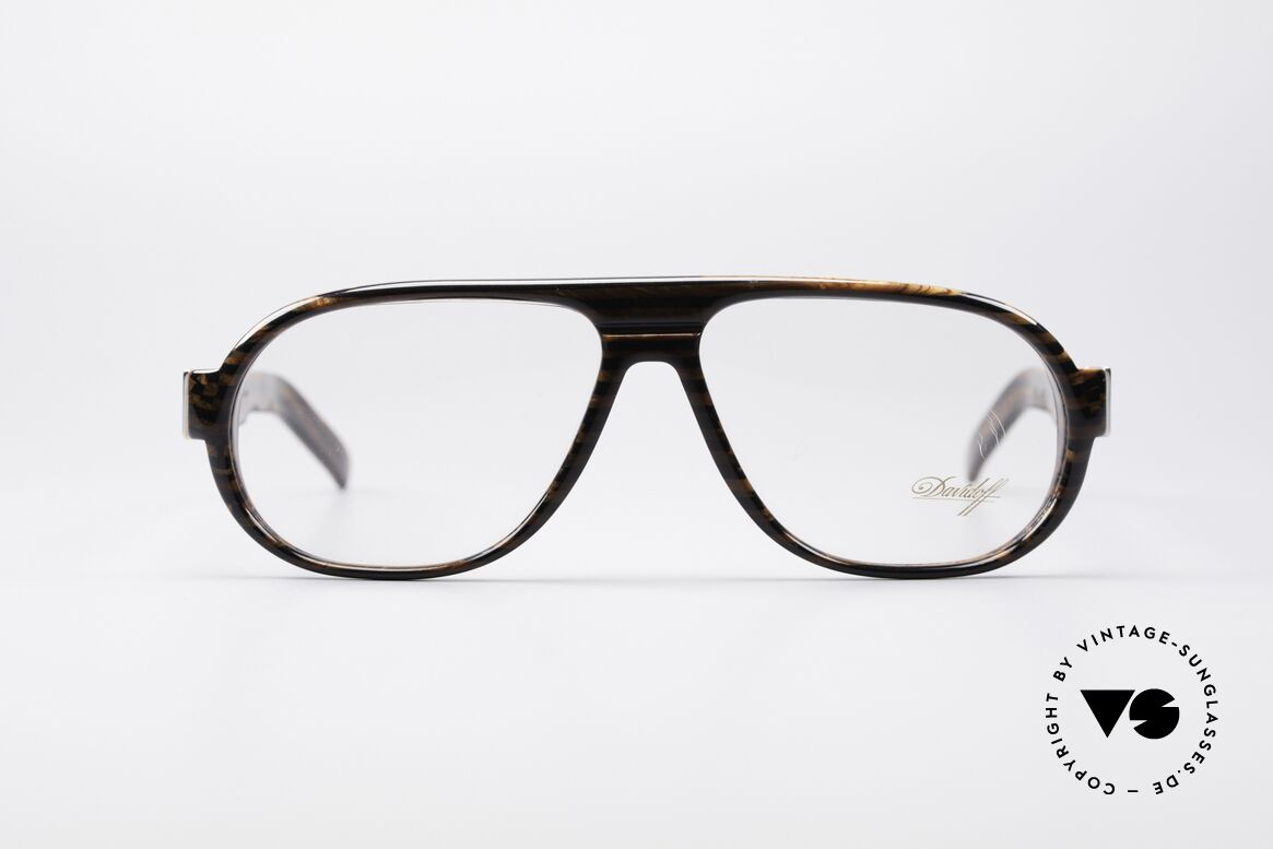 Davidoff 100 90's Men's Vintage Glasses, rare and very elegant eyeglasses-frame by DAVIDOFF, Made for Men