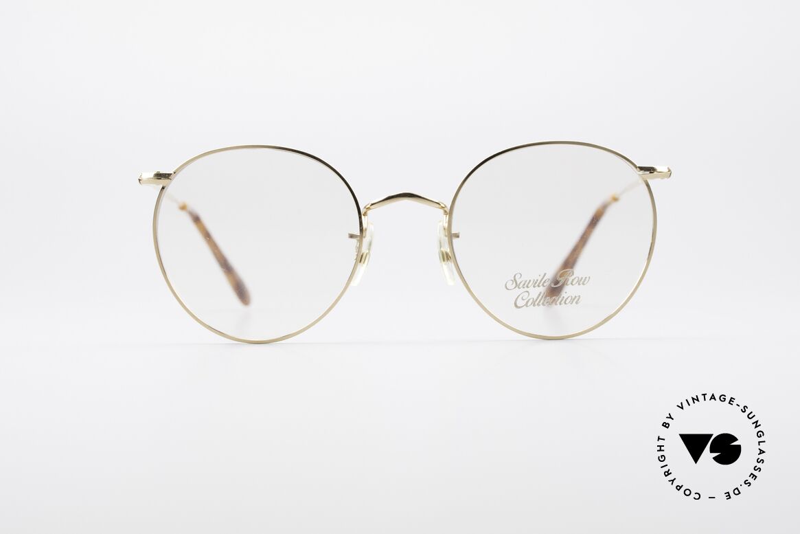 Savile Row Panto 49/20 John Lennon Vintage Glasses, 'The Savile Row Collection' by ALGHA, UK Optical, Made for Men