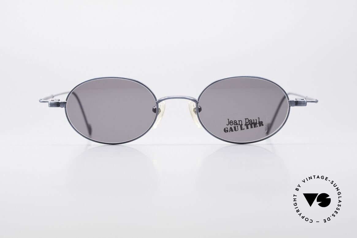 Jean Paul Gaultier 55-8106 Oval Designer Sunglasses, rare vintage sunglasses by Jean Paul GAULTIER, Made for Men and Women