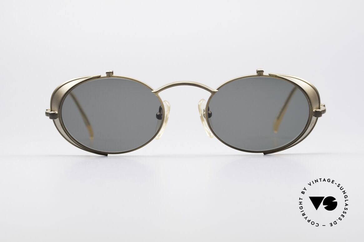 Jean Paul Gaultier 56-1175 JPG Side Shield Sunglasses, vintage Gaultier designer sunglasses from the mid 90's, Made for Men and Women