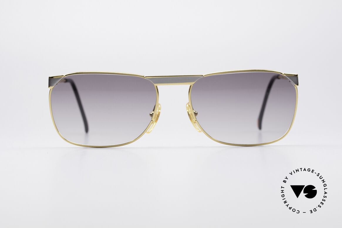 Casanova MC3 24KT Gold Plated Frame, rare vintage Casanova sunglasses from the 1980's, Made for Men