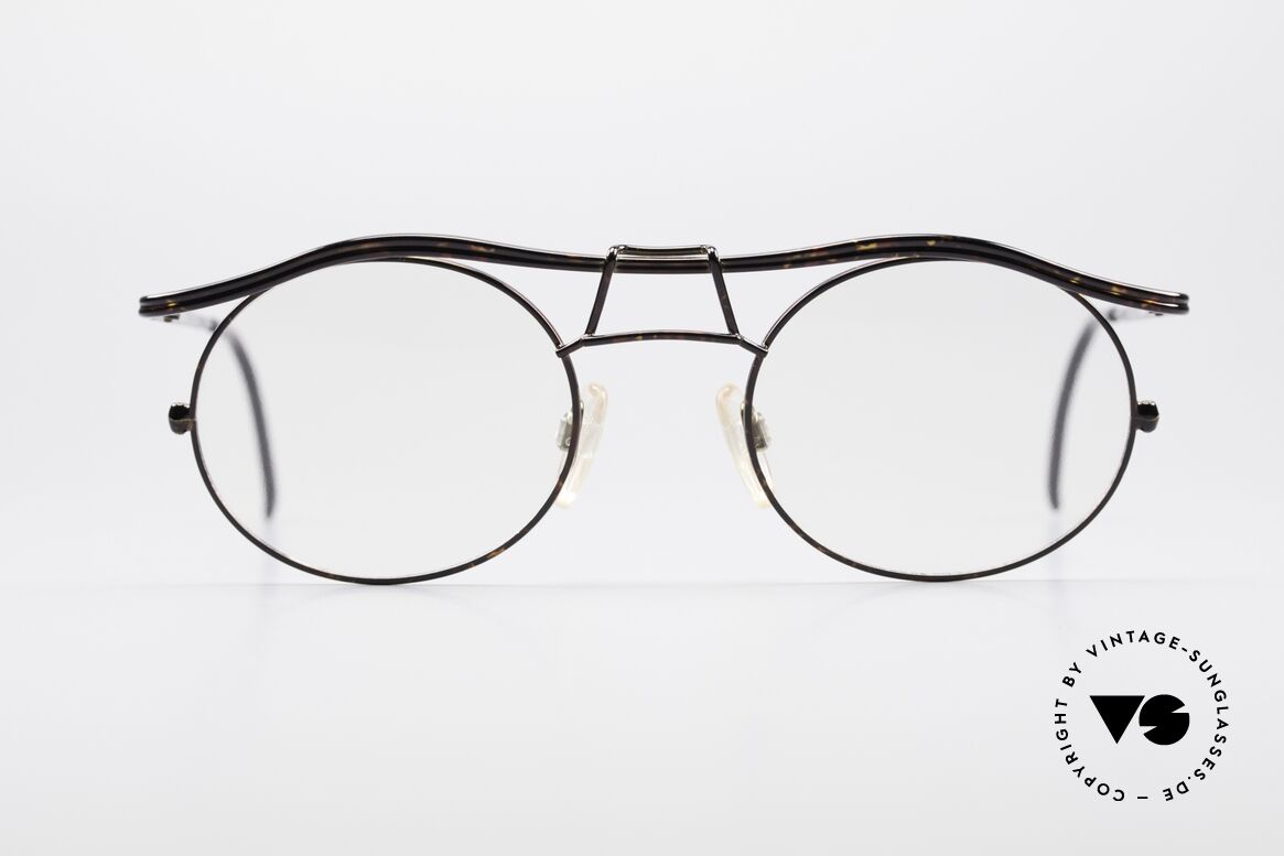 Cazal 1110 - Point 2 90's Industrial Eyeglasses, 1110: one of the top-models of the Cazal 'Point 2' series, Made for Men