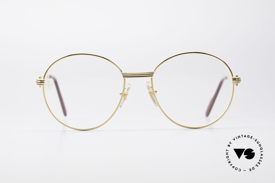 Cartier Round Panto Customized Special Edition, unique Cartier vintage eyeglasses in round-panto style, Made for Men