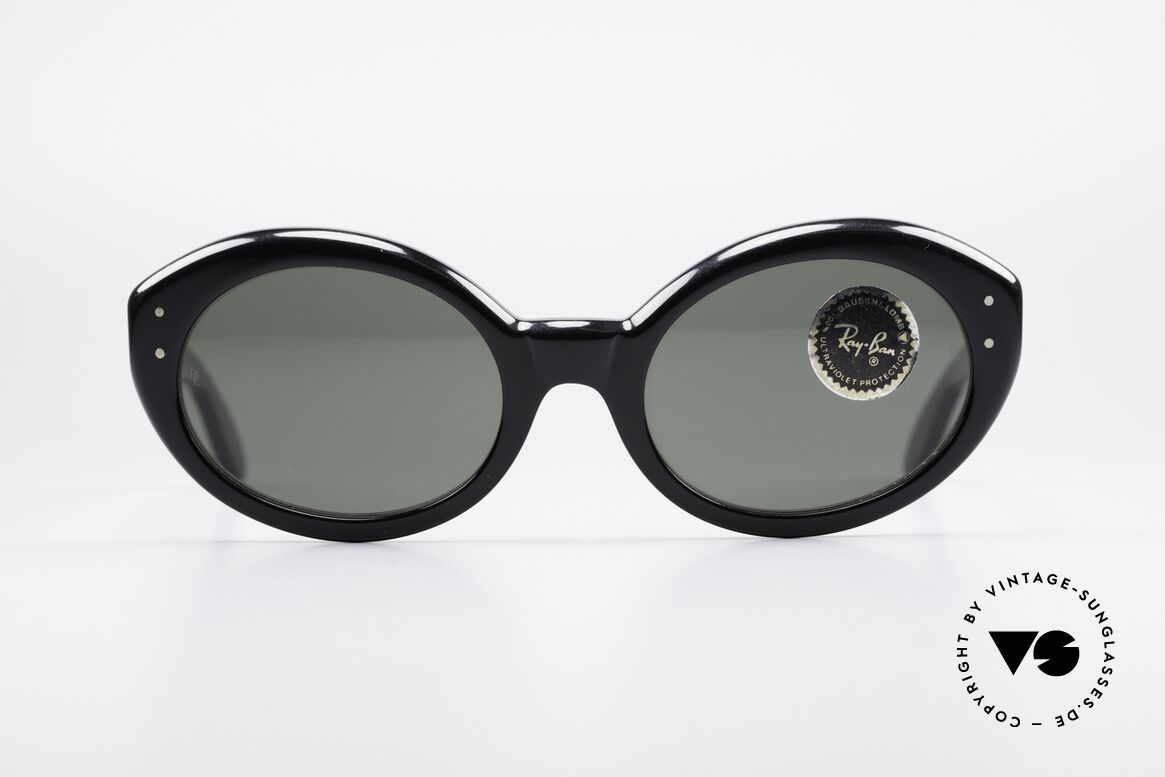 Ray Ban Bewitching Jackie O Style Ray Ban Shades, glamorous Ray Ban vintage sunglasses of the 80s, Made for Women