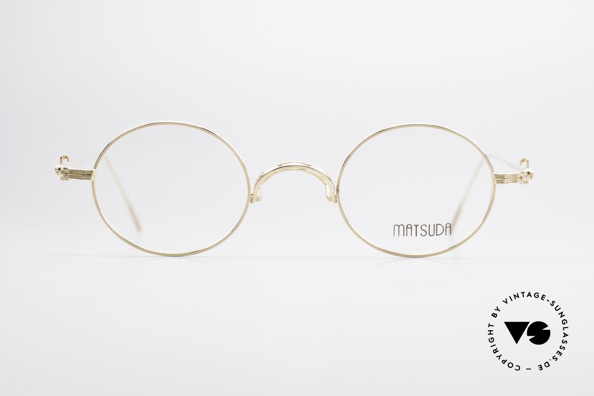 Glasses Matsuda 10107 Vintage Eyeglasses Round 90s 