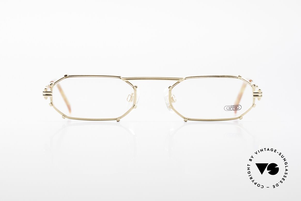 Gerald Genta AU02 Square Gold Plated Eyeglasses, GÉRALD GENTA = famous for extraordinary watches, Made for Men