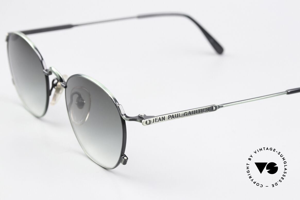 Jean Paul Gaultier 55-0171 90's Panto Designer Shades, 2nd hand but in mint condition (incl. orig. JPG case), Made for Men