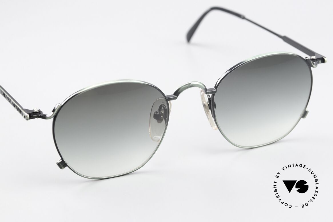 Jean Paul Gaultier 55-0171 90's Panto Designer Shades, NO RETRO shades, but an old J.P. Gaultier ORIGINAL, Made for Men