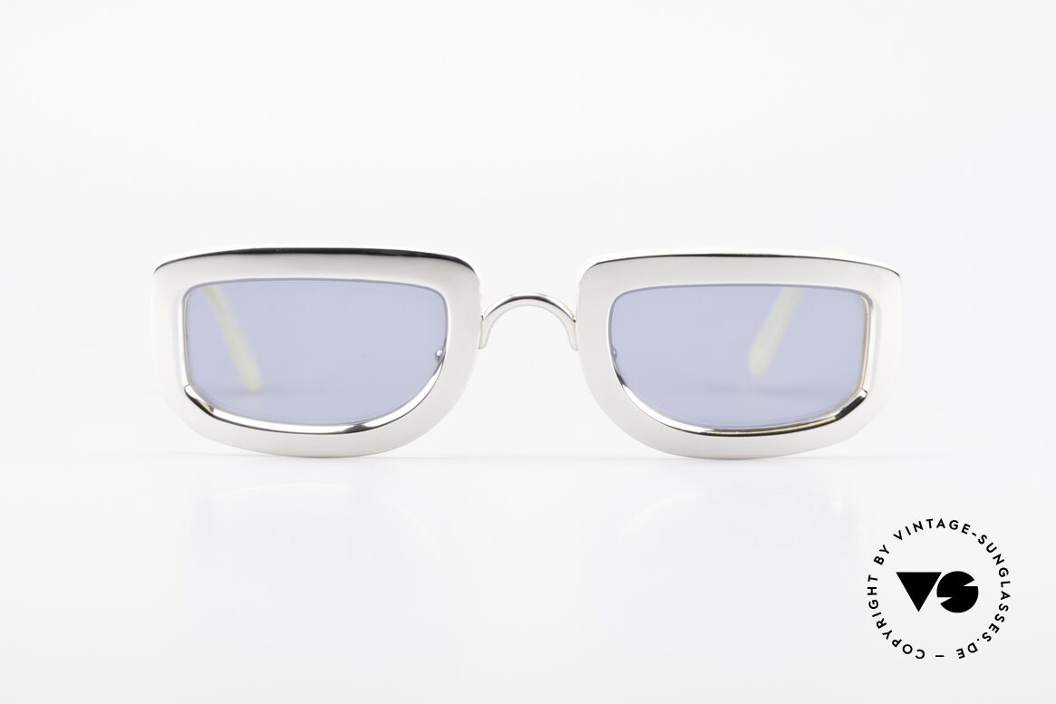 Christian Dior 2972 Designer Shades Silver Nacre, rare, MASSIVE vintage sunglasses from app. 1995/1996, Made for Women