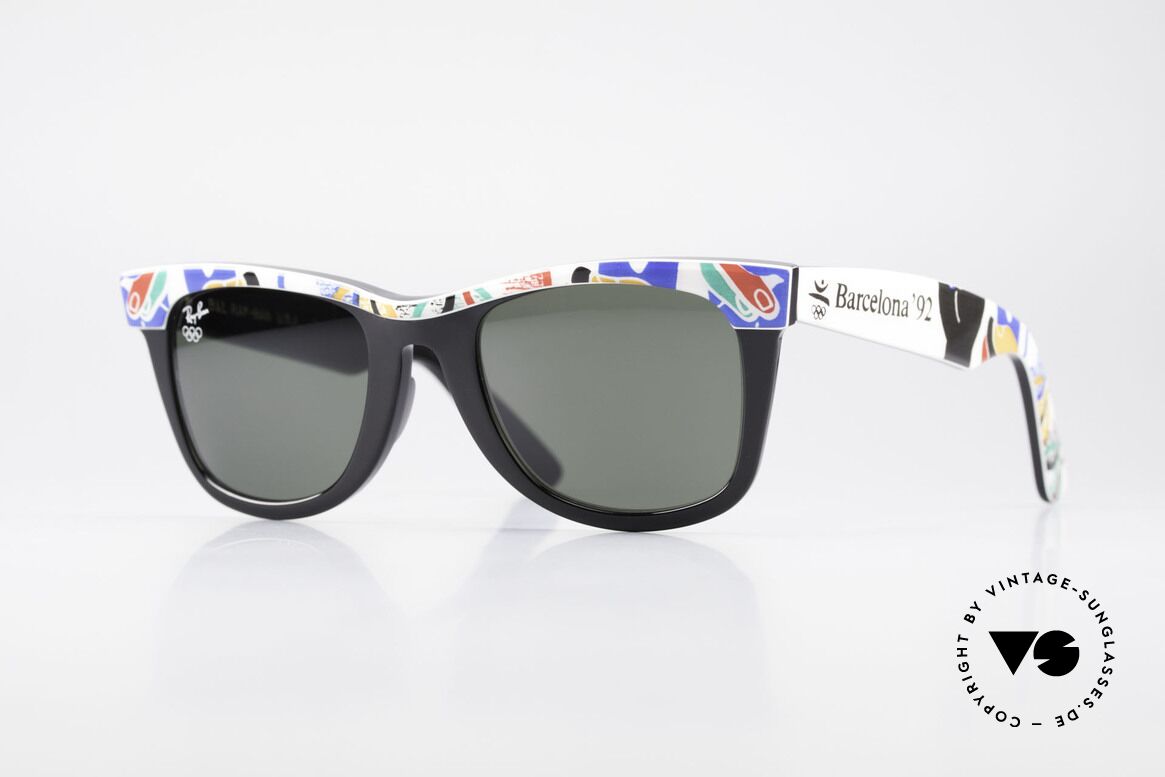 Ray Ban Wayfarer I Limited Olympia Edition 1992, LIMITED Bausch&Lomb vintage Wayfarer sunglasses, Made for Men and Women