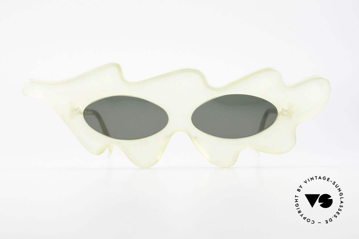 Alain Mikli 312 / 635 Leaf Sunglasses From 1984, terrific Alain MIKLI Paris vintage shades from 1984, Made for Women