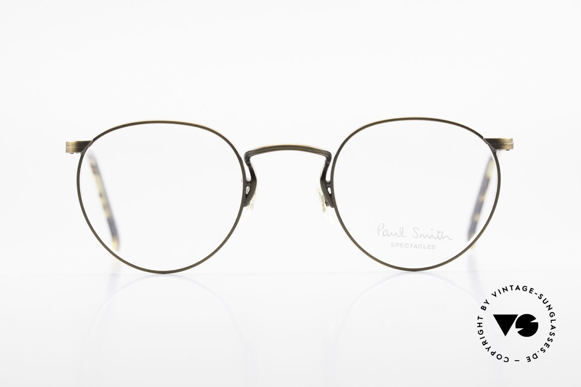 Paul Smith PS102 Small Panto Frame Japan Made, Paul Smith vintage glasses from the late 80's/early 90's, Made for Men