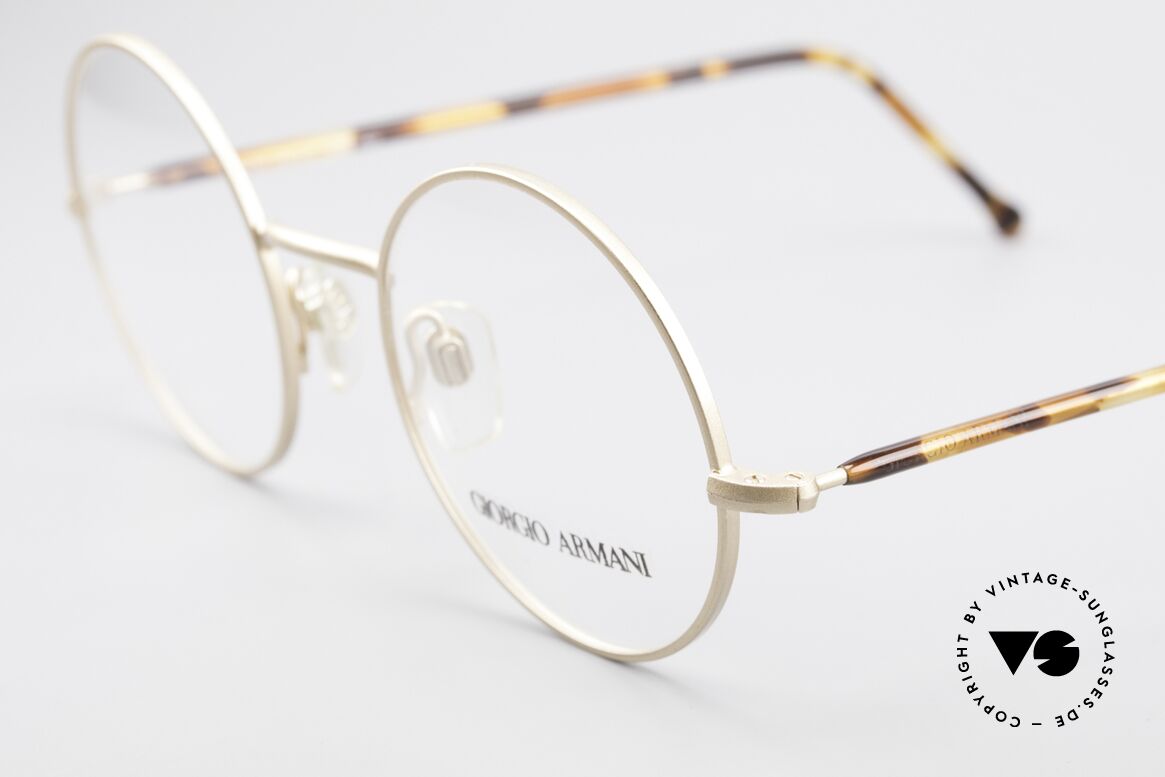 Giorgio Armani 117 80's Frame Timeless Round, never worn; like all our vintage Giorgio Armani specs, Made for Men and Women