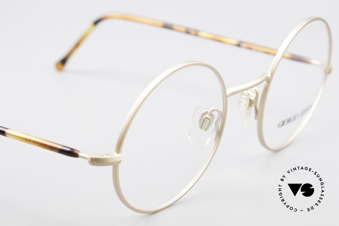 Giorgio Armani 117 80's Frame Timeless Round, NO recent retro eyewear; but true 1980's commodity!, Made for Men and Women