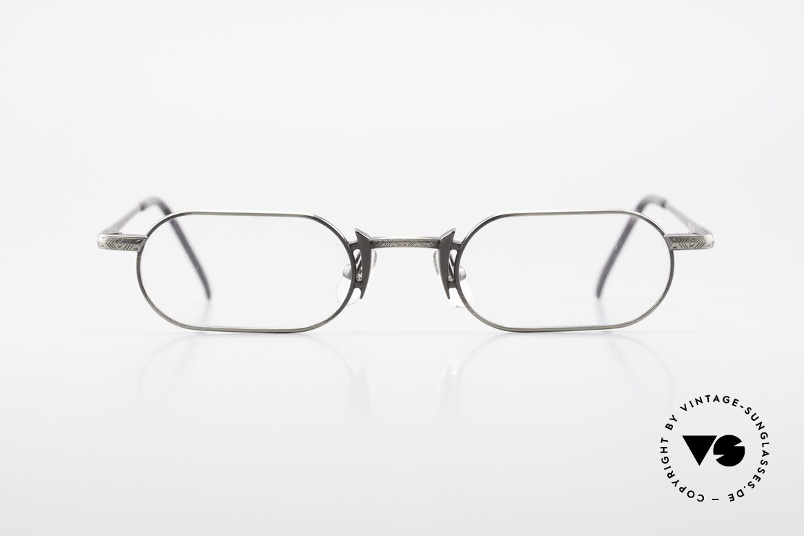 Freudenhaus Shige Square Metal Designer Frame, vintage designer glasses by FREUDENHAUS, Munich, Made for Men