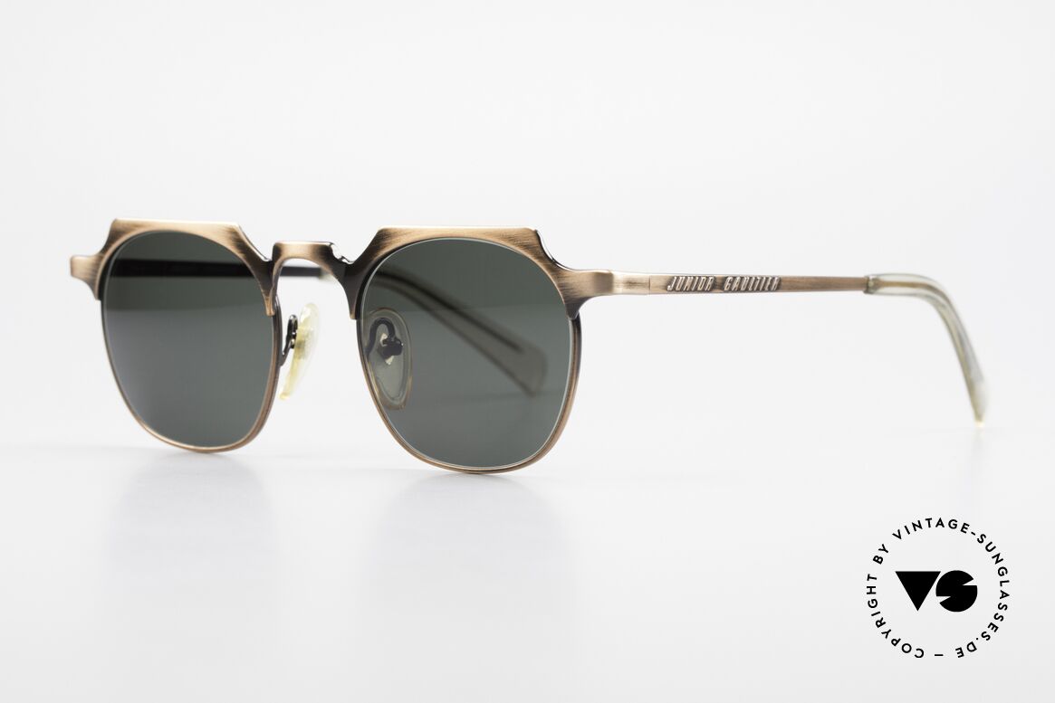 Jean Paul Gaultier 57-0171 Square Panto Sunglasses 90's, square interpretation of the classic "PANTO Design", Made for Men