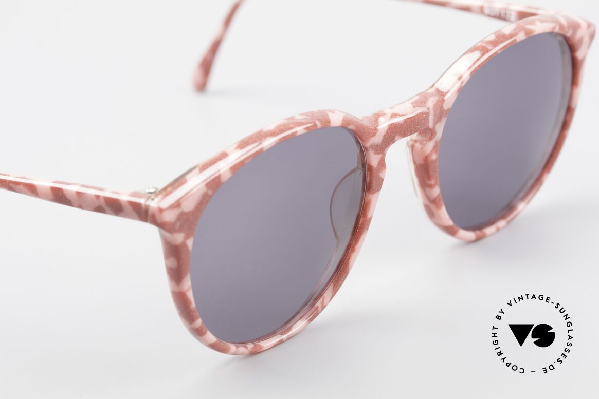 Alain Mikli 901 / 172 Panto Shades Red Pink Marbled, never worn (like all our vintage Alain Mikli specs), Made for Women