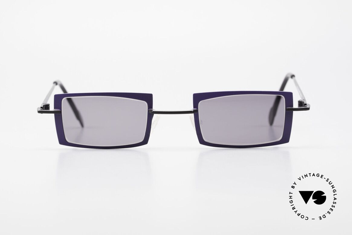 Theo Belgium Arbour Knot Purple Black Designer Shades, Theo Belgium: the most self-willed brand in the world, Made for Men and Women