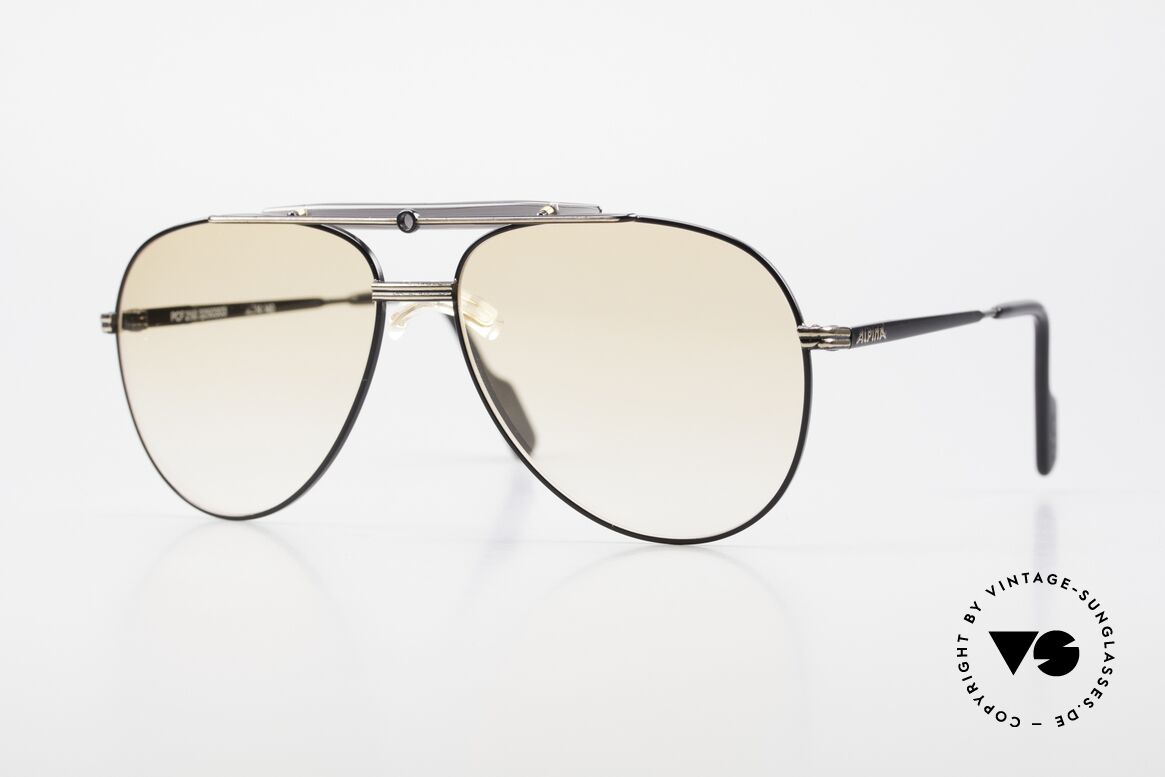 Alpina PCF 250 Orange Gradient Sun Lenses, Alpina sunglasses of the legendary Procar Series, Made for Men