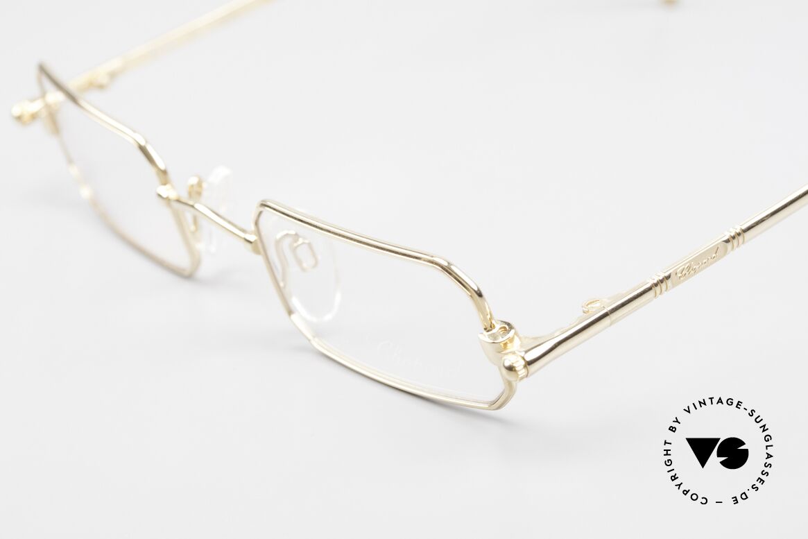 Chopard C002 Octagonal Luxury Eyeglasses, frame is 23kt GOLD-plated (in SMALL size 44-24!), Made for Men and Women