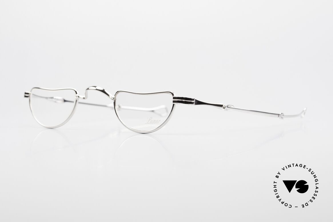 Lunor I 07 Telescopic Extendable Frame Sliding Temples, well-known for the "W-bridge" & the plain frame designs, Made for Men and Women