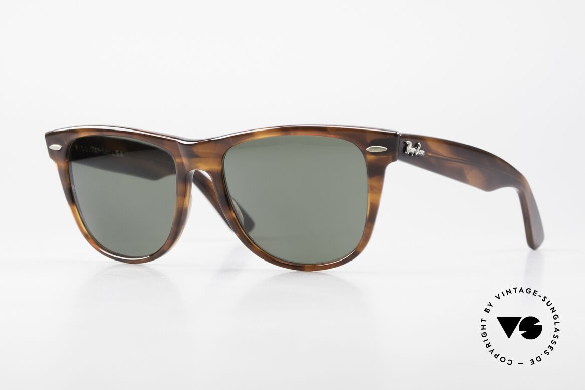 Ray Ban Wayfarer II JFK USA Sunglasses B&L, vintage RAY-BAN Wayfarer II 1980's sunglasses, Made for Men