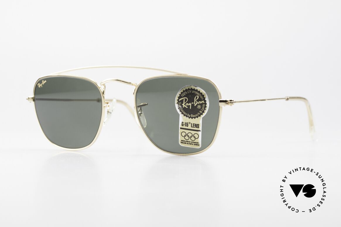 Ray Ban Classic Style V Brace Bausch & Lomb Sunglasses USA, B&L model of the Classic Collection by Ray Ban, Made for Men and Women