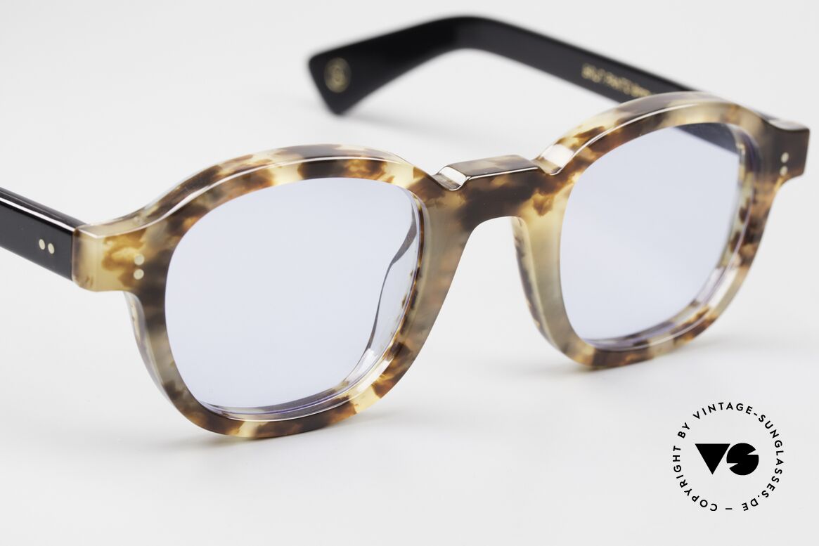 Lesca Brut Panto 8mm Collection Upcycling Acetate, same materials, same sizes, same shapes and qualities, Made for Men and Women
