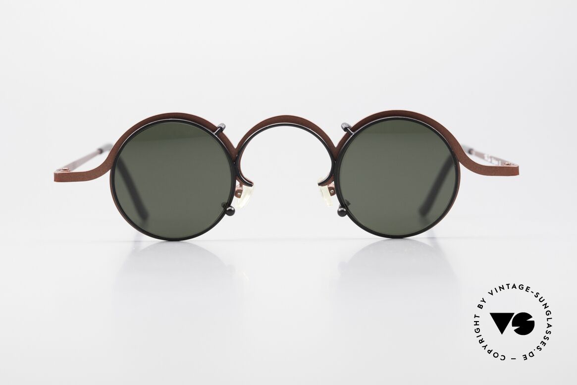 Theo Belgium Feu Avant-Garde Specs Clip-On, vintage Theo Belgium glasses with clip-on, Made for Men and Women