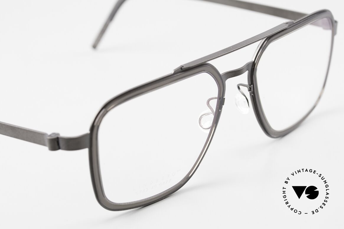Lindberg 9743 Strip Titanium Men's Designer Eyeglasses, unworn, new old stock with original case by Lindberg, Made for Men