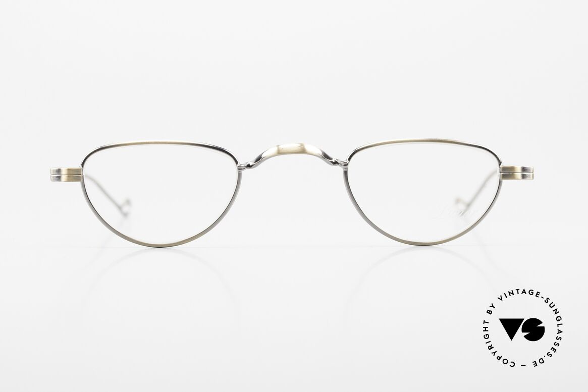 Lunor II 06 Reading Specs Antique Gold, model "06": the classic reading form; in size 39/25, Made for Men and Women