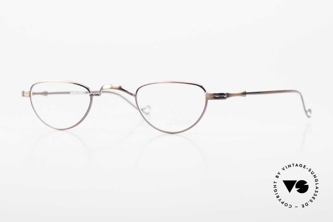 Lunor II 06 Reading Specs Antique Copper, vintage LUNOR reading glasses for men and women, Made for Men and Women