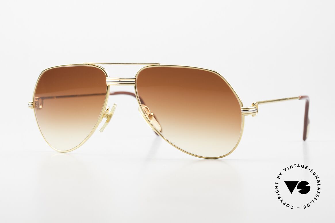 Cartier Vendome LC - S Luxury Sunglasses from 1983, legendary Cartier Vendome shades; famous aviator style!, Made for Men and Women