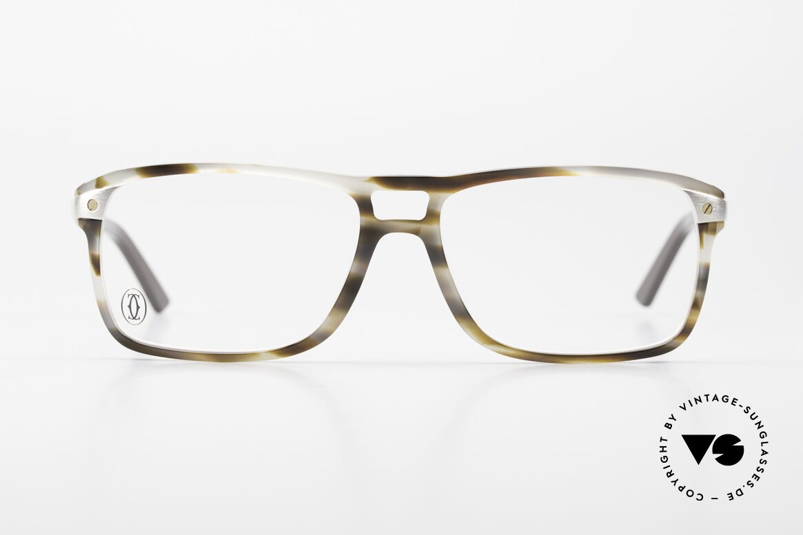 Cartier Eye Classics Men's Eyeglasses Platinum, Cartier men's eyeglasses: Composite/Metal series, Made for Men