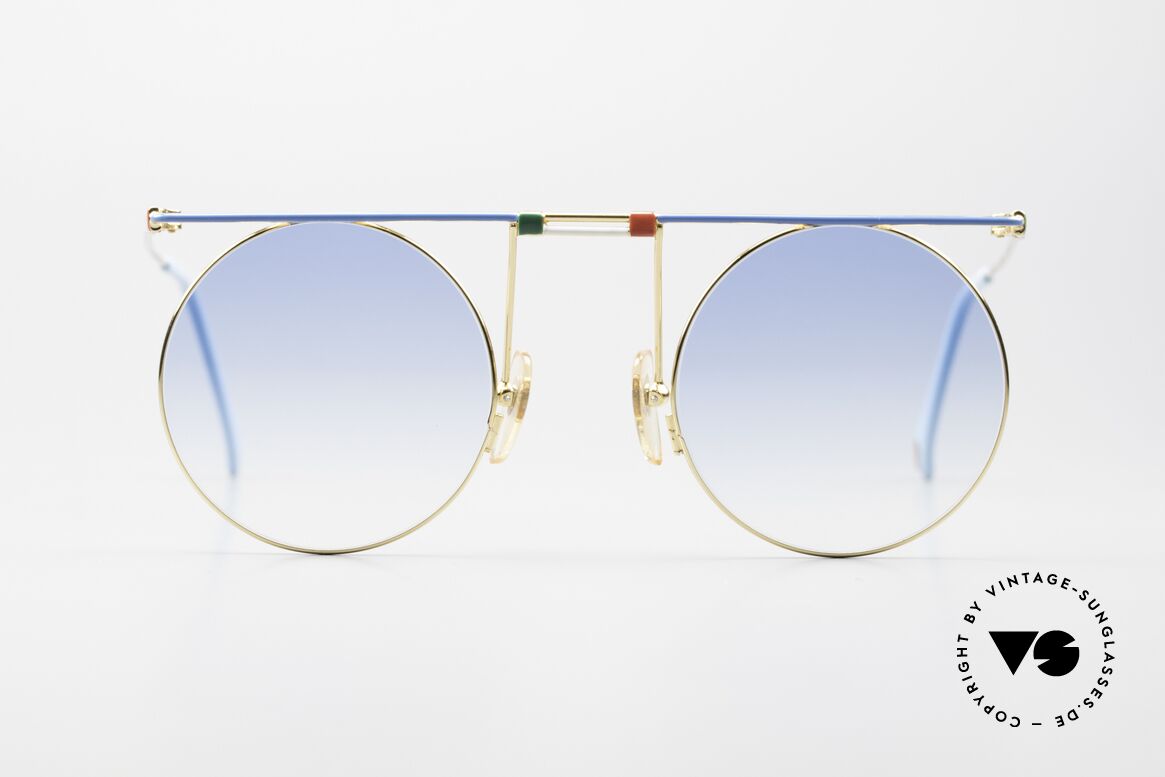 Casanova MTC 7 Art Sunglasses Italian Flag, distinctive Venetian design with technical gimmicks, Made for Men and Women