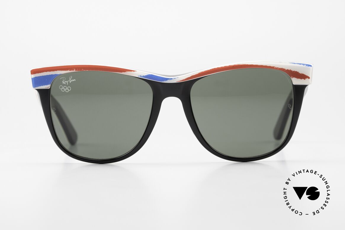 Ray Ban Wayfarer II Olympic Games 1992 Albertville, rare Olympia Series - sports edition 'Albertville 1992', Made for Men and Women
