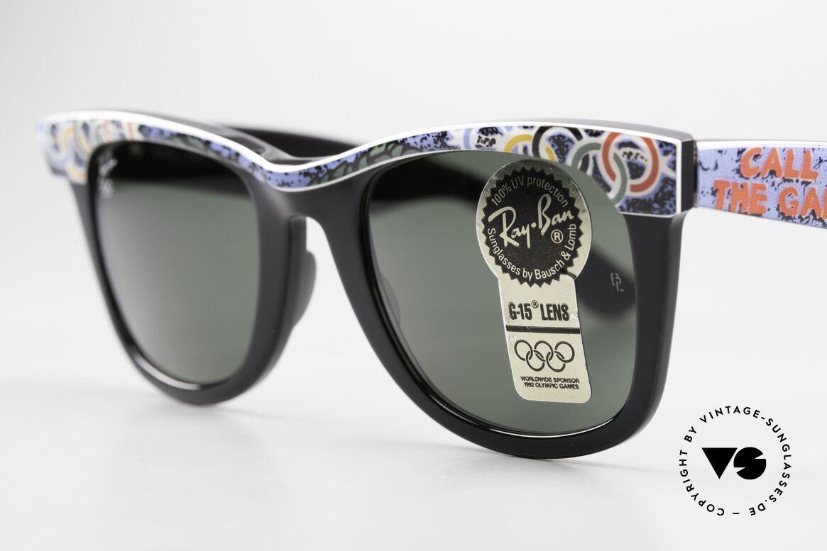 Ray Ban Wayfarer I Olympic Games 1932 Los Angeles, unworn B&L rarity (a real collector's item, worldwide), Made for Men and Women