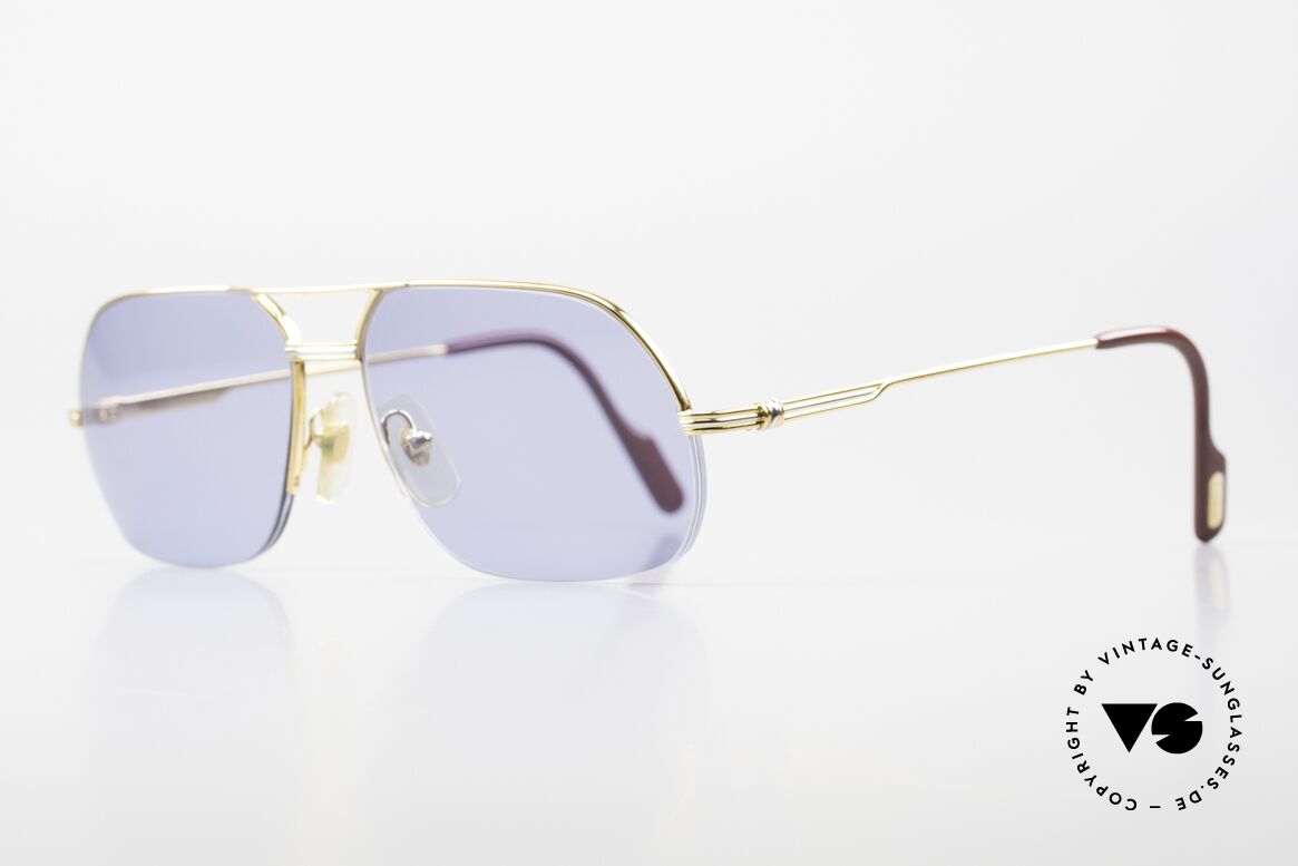 Cartier Orsay Luxury Men's Sunglasses 90'S, luxury Cartier half-frame, -lightweight and flexible, Made for Men