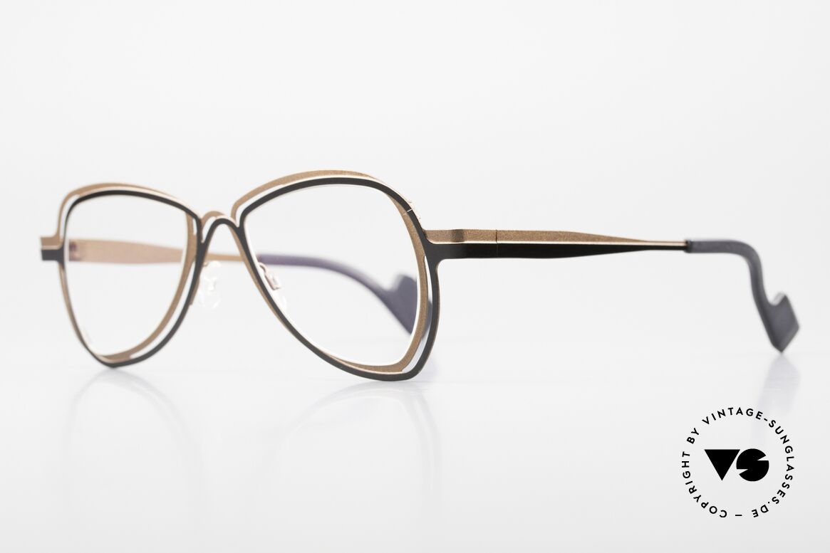 Theo Belgium Eye-Witness VB Ladies Gents Designer Specs, "front line" and "back line" make 2D = 3D; 3D in 2D, Made for Men and Women