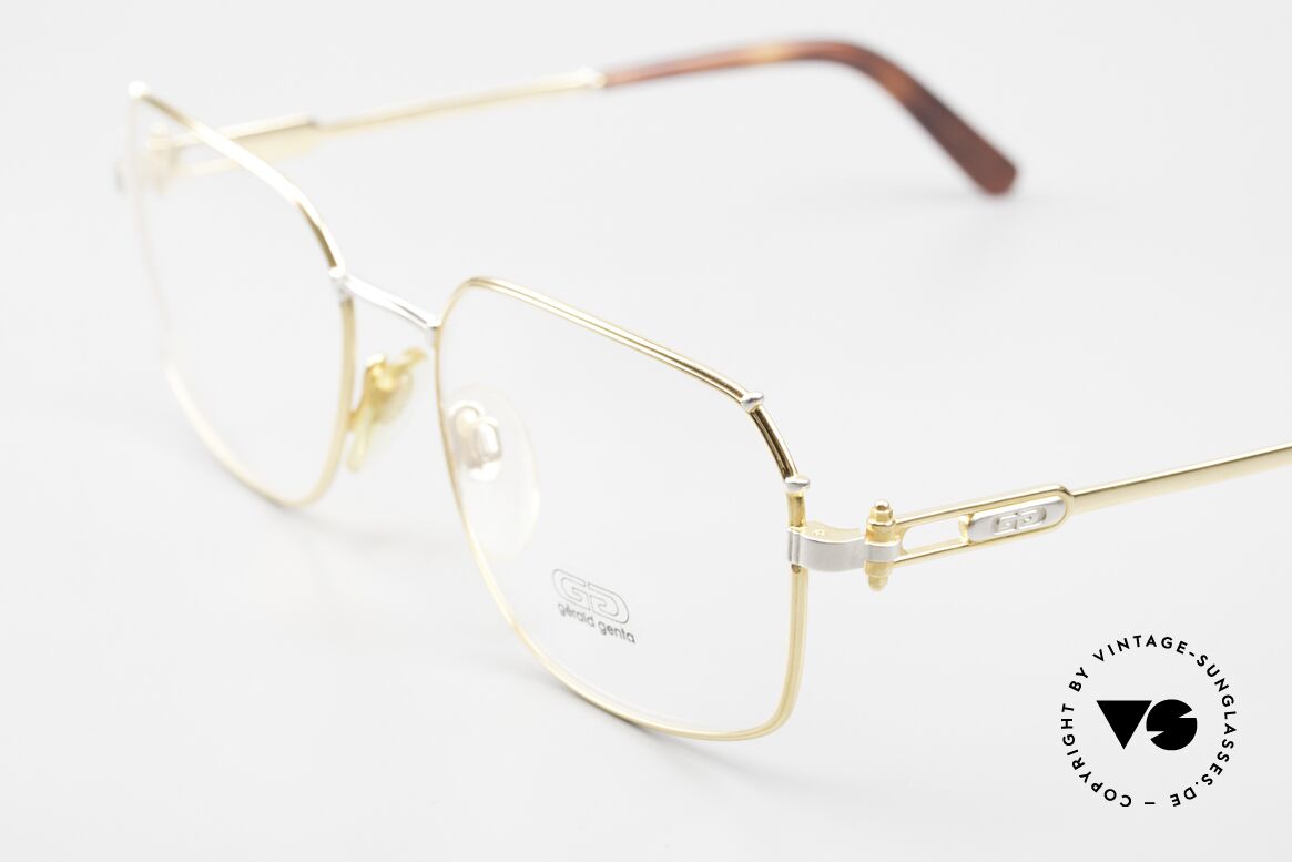 Gerald Genta Gold & Gold 08 90's Precious Metal Frame, Genta also designed LUXURY accessories (like glasses), Made for Men
