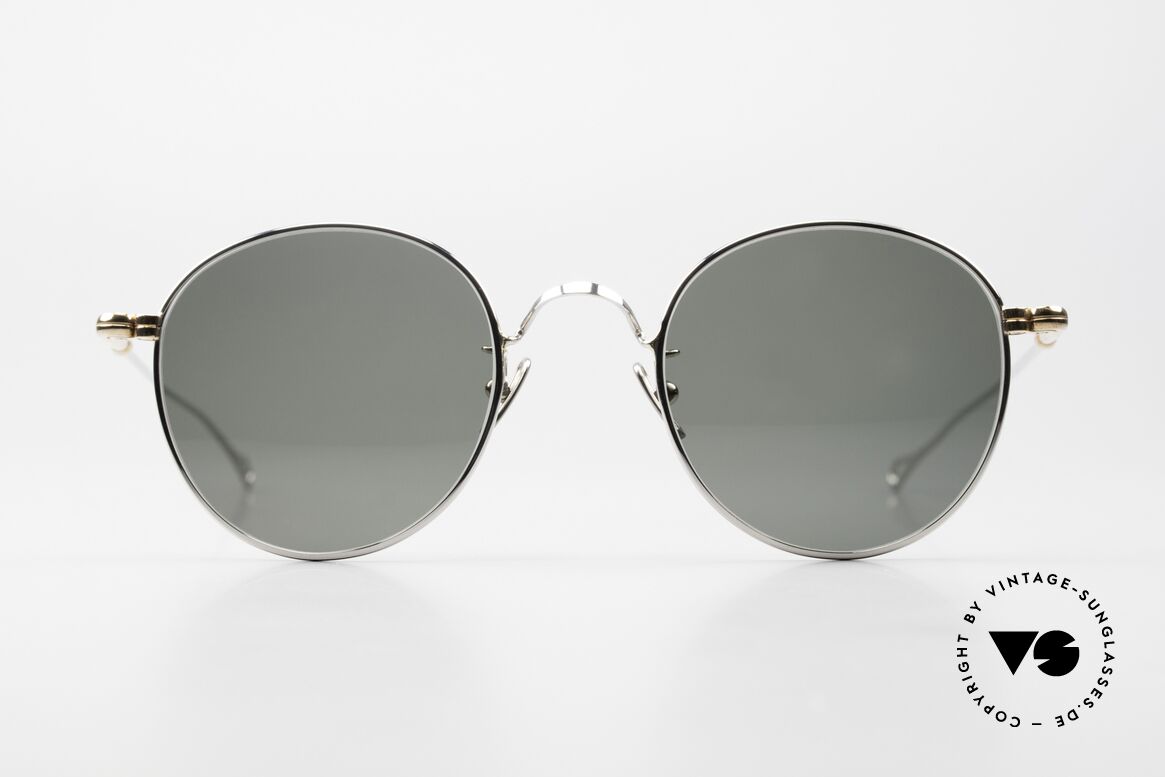 Lunor V 111 Men's Panto Sunglasses, without ostentatious logos (but in a timeless elegance), Made for Men