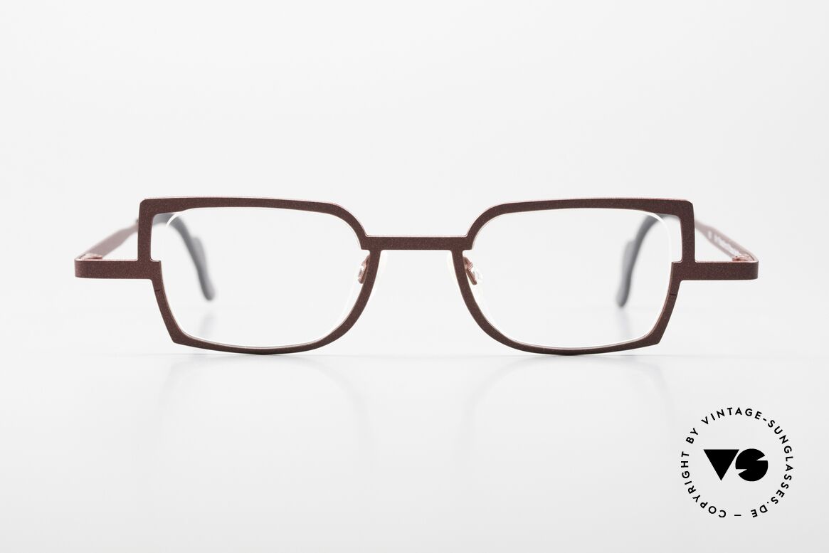 Theo Belgium Transform Women's Metal Eyeglasses, lenses are framed in a very original way! unique!, Made for Women