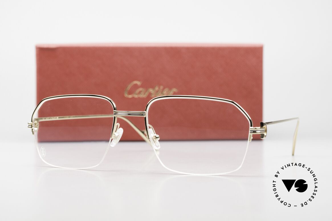 Cartier Première De Cartier Men's Frame Half Rim, Size: large, Made for Men