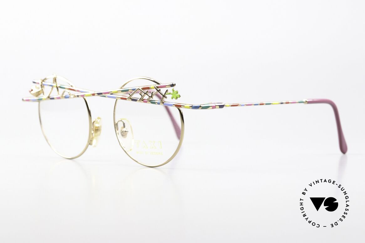 Taxi ST3 by Casanova Paradise Eyeglasses, frame with paradise symbols (snake, apple, leaf), Made for Women