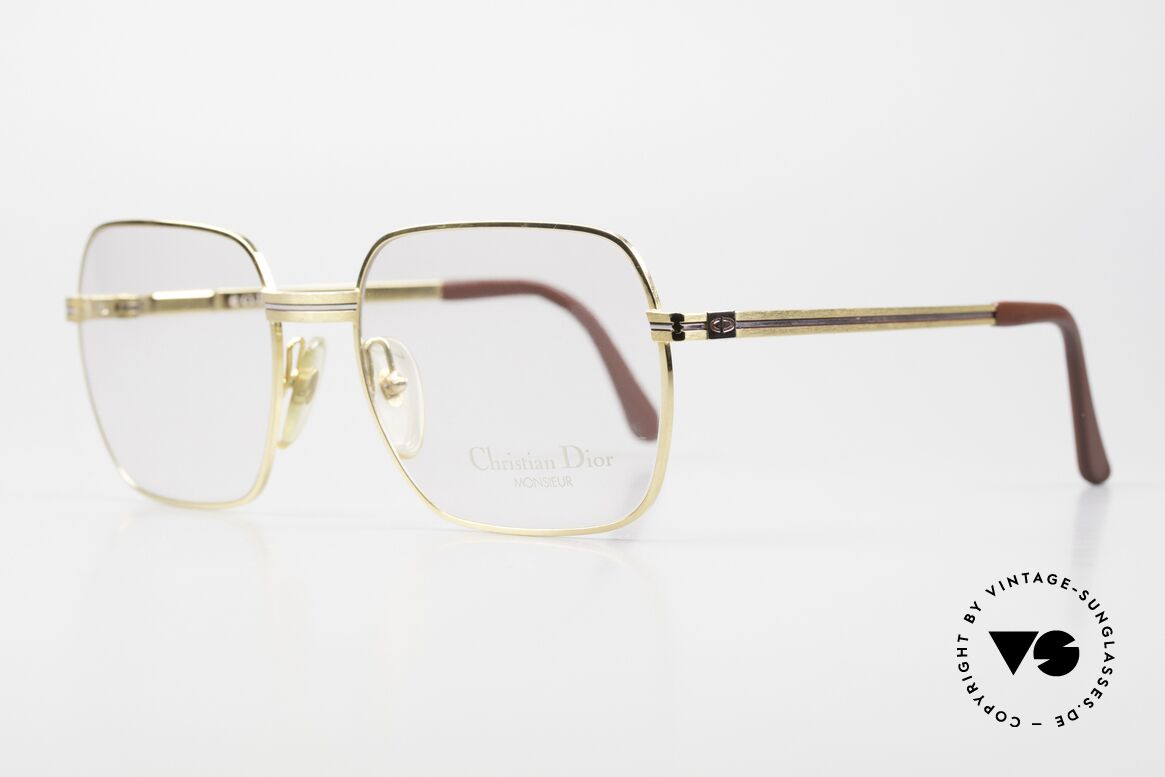 Christian Dior 2389 Gold-Plated Monsieur Frame, classic, elegant 80s gentlemen's style by Christian Dior, Made for Men