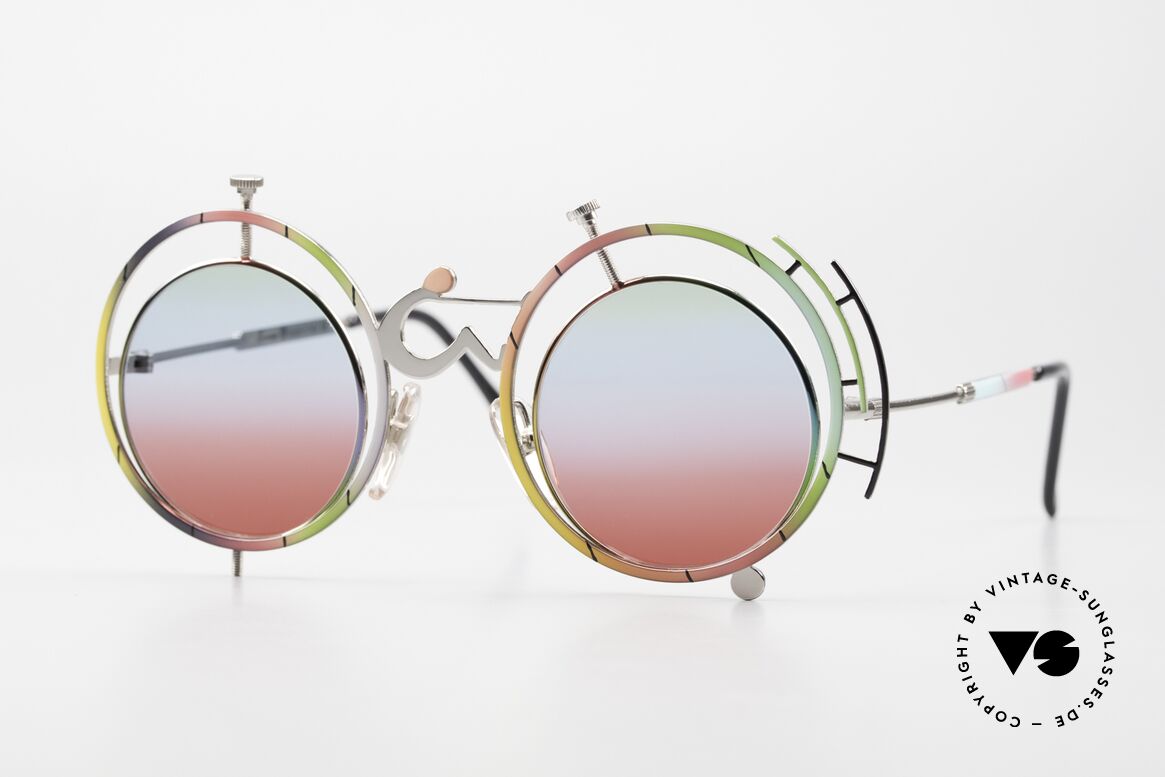 Casanova SC3 Colorful Art Sunglasses, vintage 'art glasses' by Casanova from the mid. 1980's, Made for Men and Women