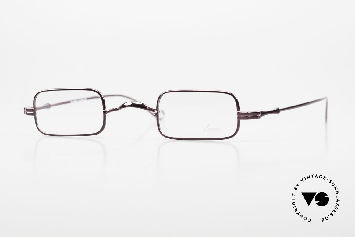 Lunor II 13 Square Frame Limited Edition, vintage reading glasses of the old Lunor II series, Made for Men and Women