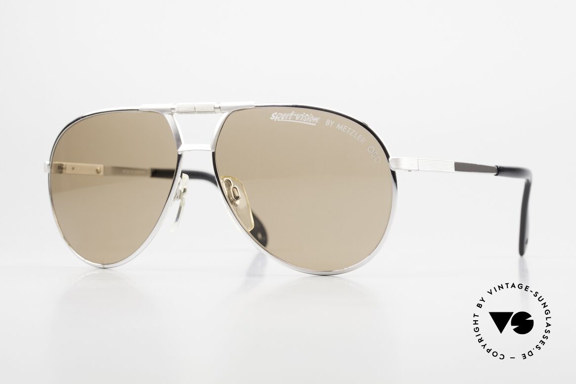 Metzler 0255 The Brad Pitt Sunglasses, ultra rare METZLER sports sunglasses from 1988, Made for Men
