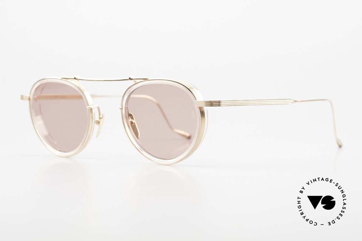 Jacques Marie Mage Apollinaire 2 Poet Titan Sunglasses, Apollinaire 2, col. cerise-malaya-pi, Limited 47/23, Made for Men and Women