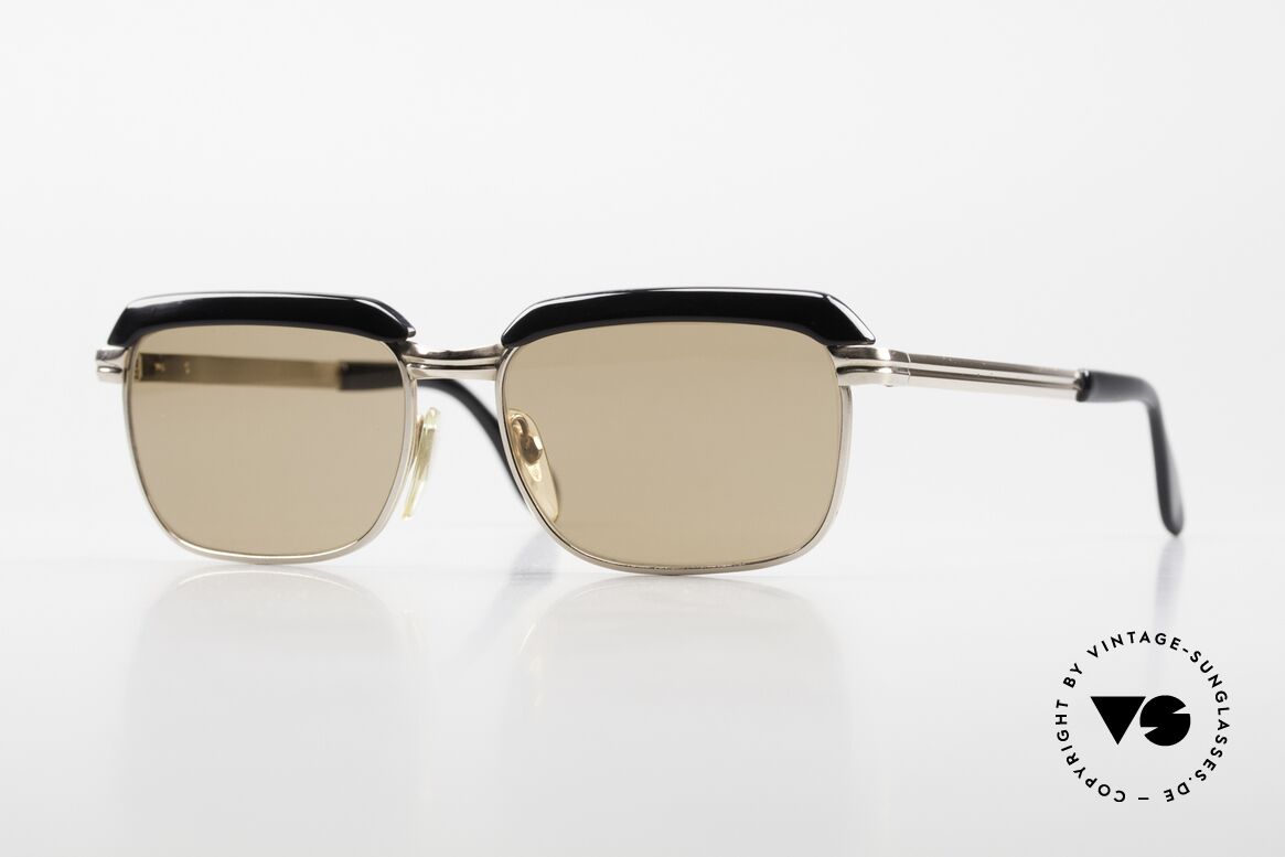 Metzler JK High-End Mineral Sun Lenses, antique Metzler sunglasses from the 60's - GOLD FILLED, Made for Men